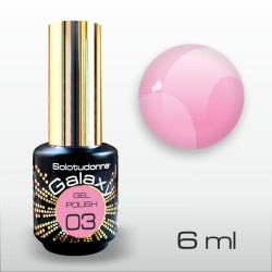 Semipermanente Unghie Gel Polish Light Pink Galaxy 03 - Solotudonna